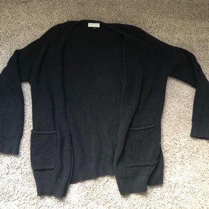 Black Knit Cardigan